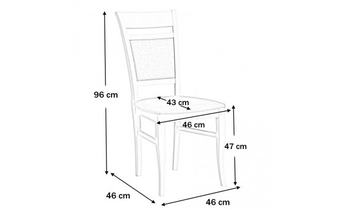 Krēsls KASHMIR FORTE KR0115-D43-IN91